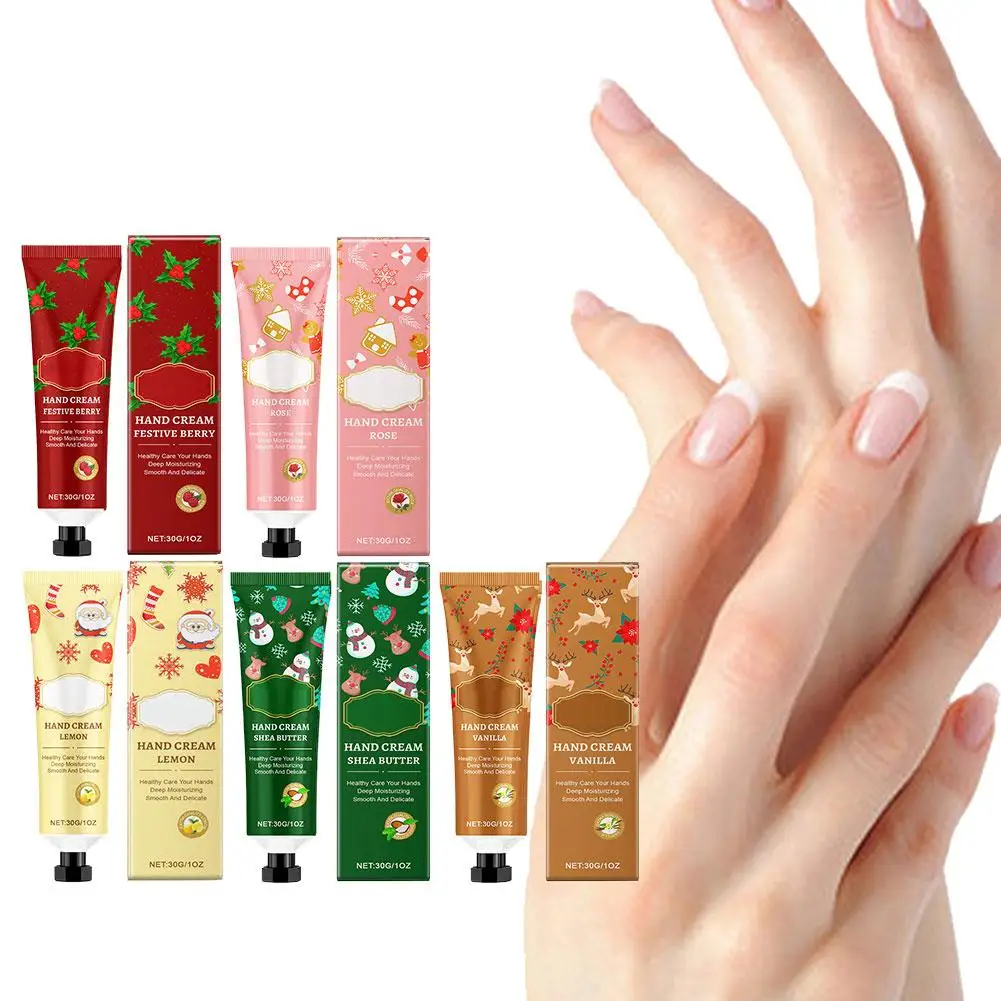 Crème hydratante crémeuse pour les mains sèches, cadeau parfait pour les femmes, cadeau de Noël, 03, soin des mains Z1k9