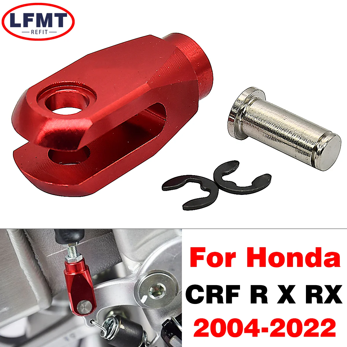 Motorcycle Rear Brake Clevis For Honda CRF RX 250R 450R CRF250R CRF250X CRF250RX CRF250F CRF450X CRF150R CR125R CR250R 2004-2022