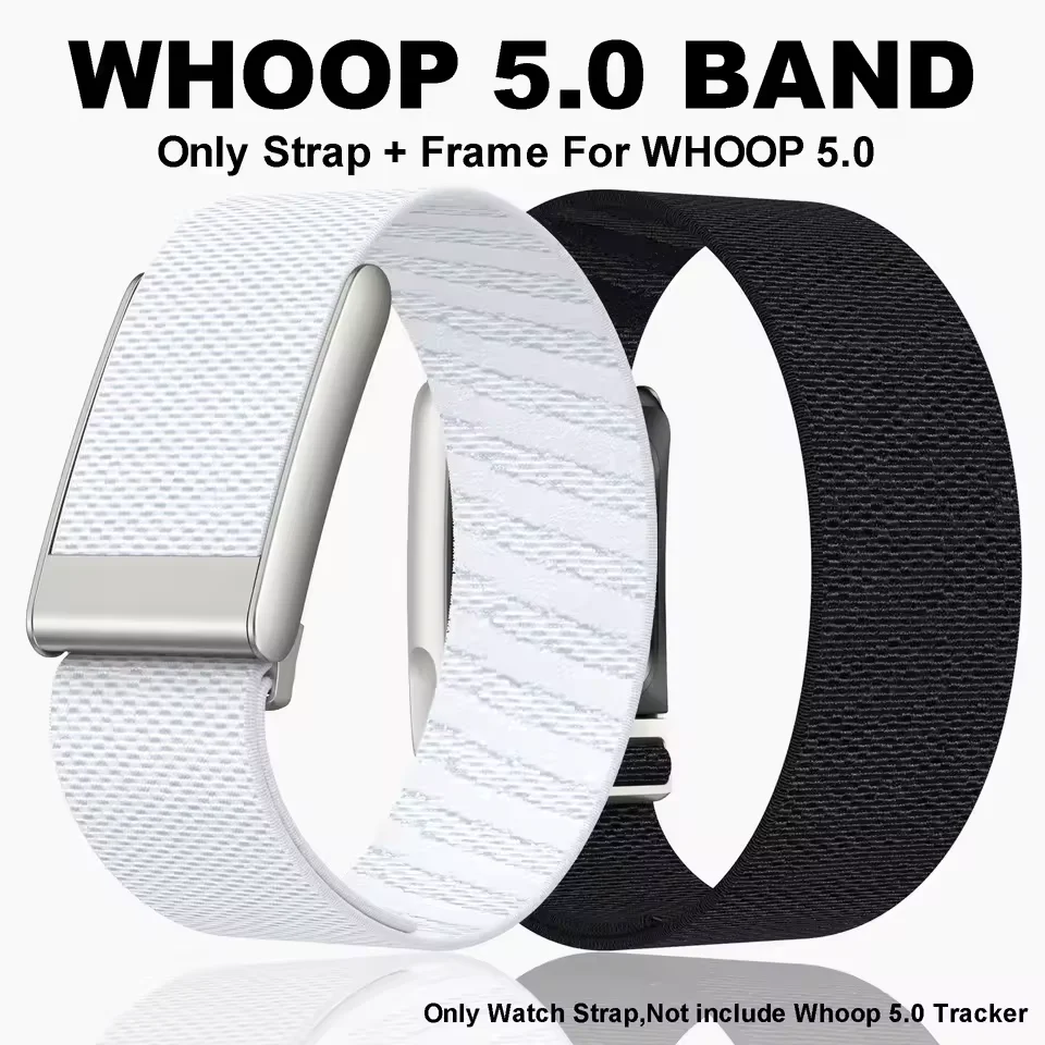 Pour Whoop 5.0 Watch Ring Strap Compatible with WHOONE Fitness Tracker Whoop Life ECG Strap 2 Pieces