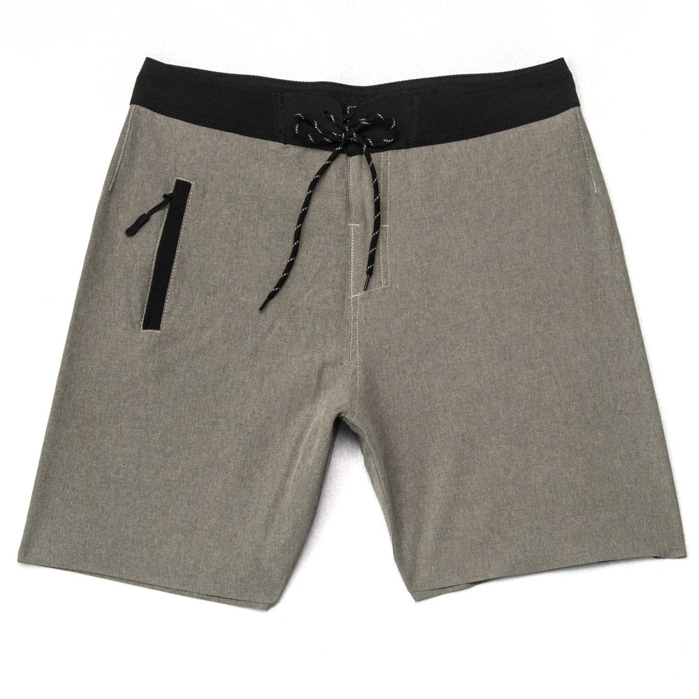 Professional Surf Laser Shorts Glue Fit Boardshorts Stretchy Quick-dry Waterproof Men's Surfing Swim Trunk Bermuda GREY