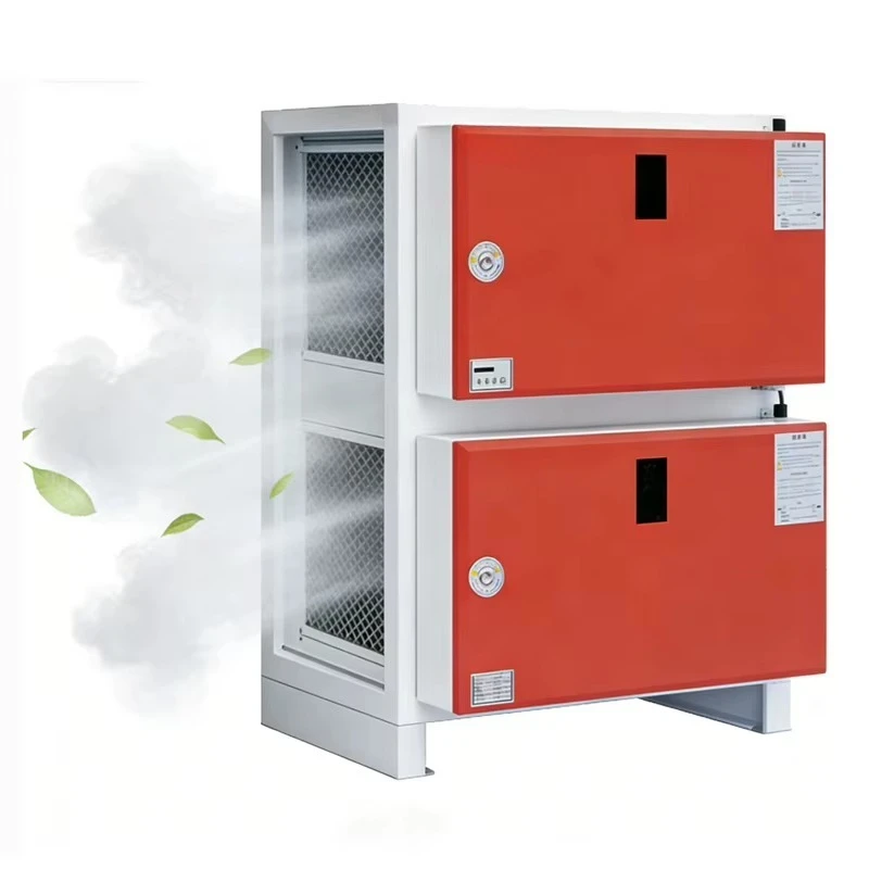 24000 M/h Low-Level Electrostatic Cooking Fume Purifier Commercial Restaurant BBQ Kitchen Catering Eco-Friendly Smoke Exhaust