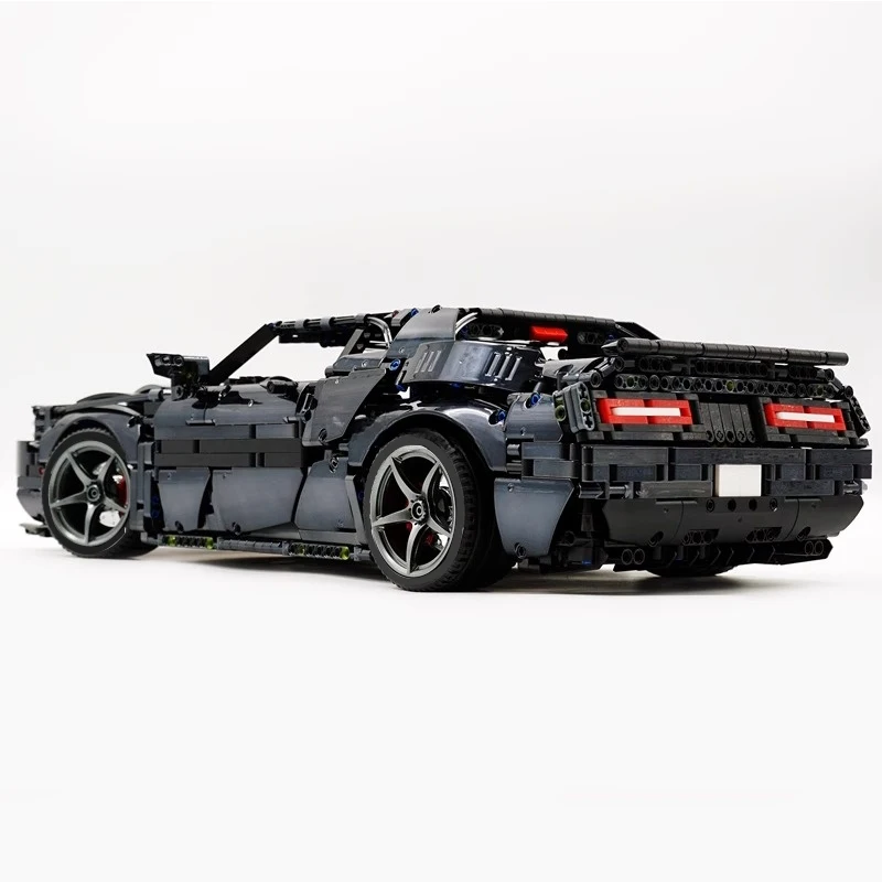 New MOC-152910 Black Technical Super Sprots Car Model Building Blocks Brick DIY Toys Assembly Birthday Christmas Gifts For Kids