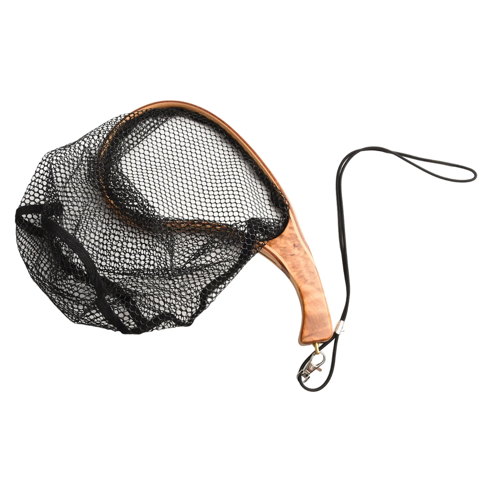 

1 Pc Fly Fishing Net Landing Catch Release Net Wooden Frame Stream Fishing Net 35*17*25cm Outdoor Fishing Equipment