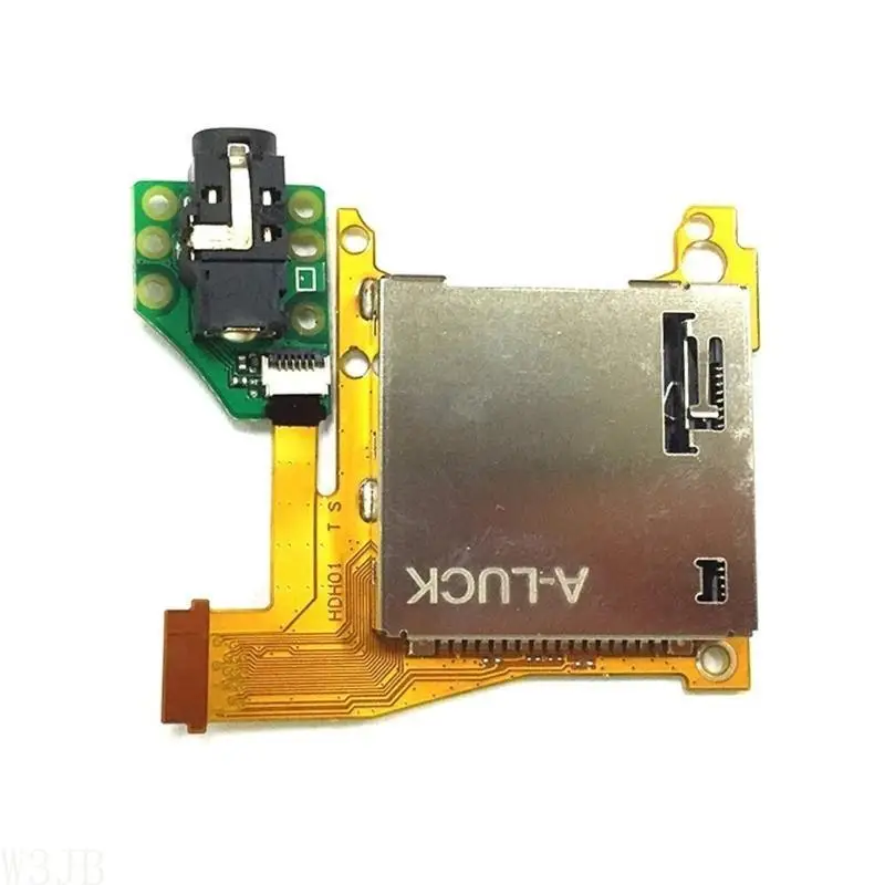 W3JB Ersatz-Kopfhörer-Audio-Buchsenplatine/Spielkarten-Slot-Leser für NS SwitchLite – Detail 8