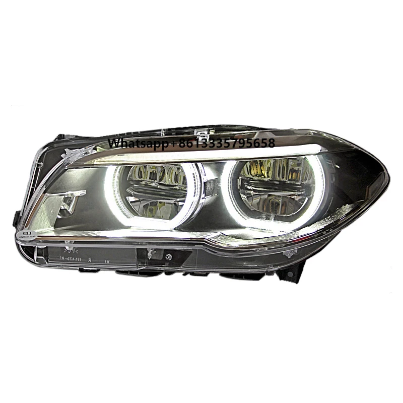 

11-17 for 5 Series F18 F10 F11 High Version LED Upgrade Full LED Flowing Headlights Daytime Running Lights Super Bright New