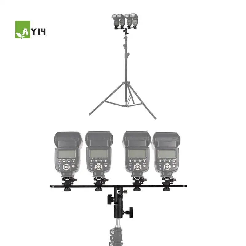 

AY14 -1 PCS Flash Guide Photography Fill Light Stand Phone Multi-Position Live Streaming Slide Stand ,B