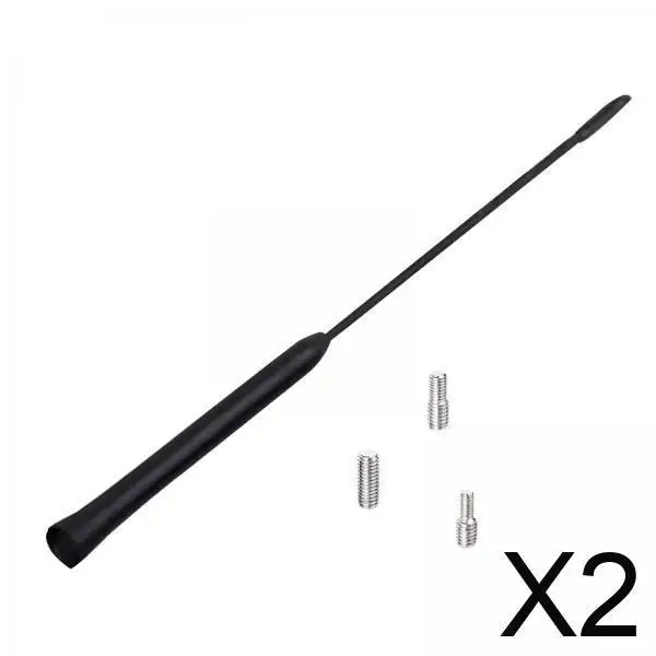 

Vehicle Radio Antenna Mast Flexible Replacement Receives Clear Signal Easy Install with M4 M5 M6 Screws for Car Roof