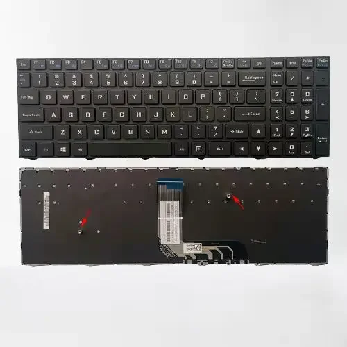 كمبيوتر محمول RGB الخلفية لوحة المفاتيح ل Clevo NH50 NH55 NH57 NH58 MACHENIKE T58-V Shinelon M7 7000 9000 Thunderobot 911MT 911ME 911ST