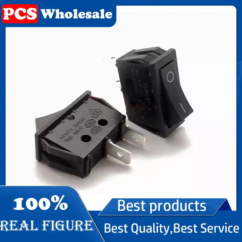 Taiwan original ship type switch warping switch switch two black 16A/250V R1-110-C5N-BB