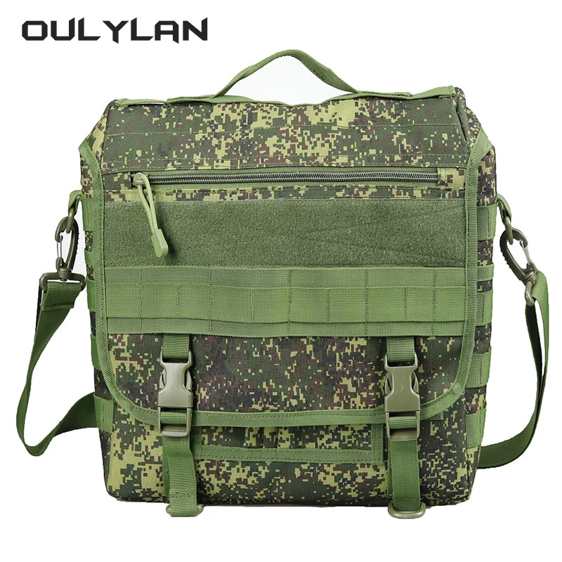 

Oulylan New 2024 Camouflage Outdoor Shoulder Bag Men's Laptop Tactical Messenger Bag Briefcase Handbags Women