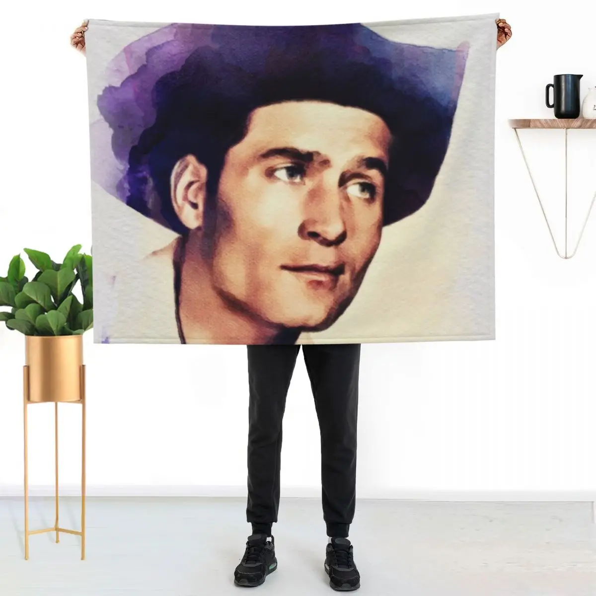 Clint Walker, Movie Legend Throw Blanket Blankets For Bed manga Kid'S for sofa Moving Soft Plaid Blankets