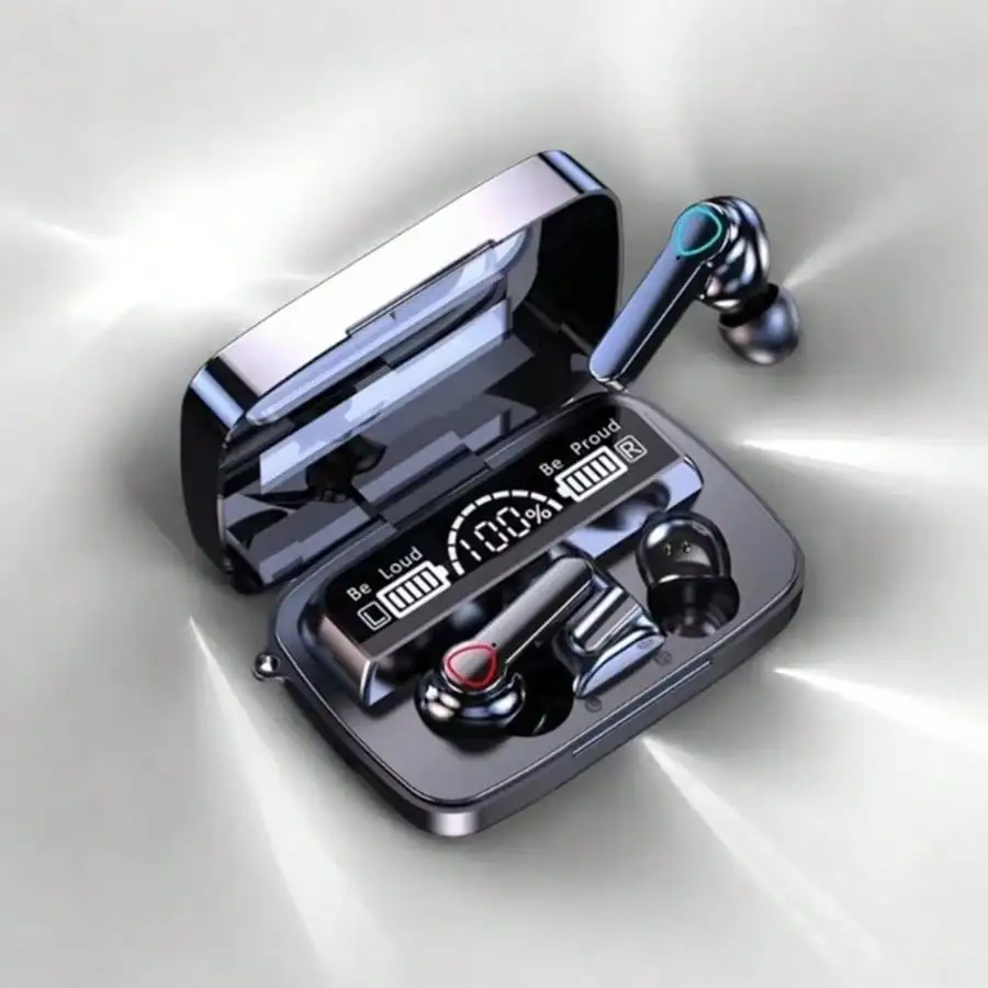 M19 headset TWS Earphone Intelligente Touch Control Wireless Bluetooth-compatible Headphones Waterproof LED Display With Mic