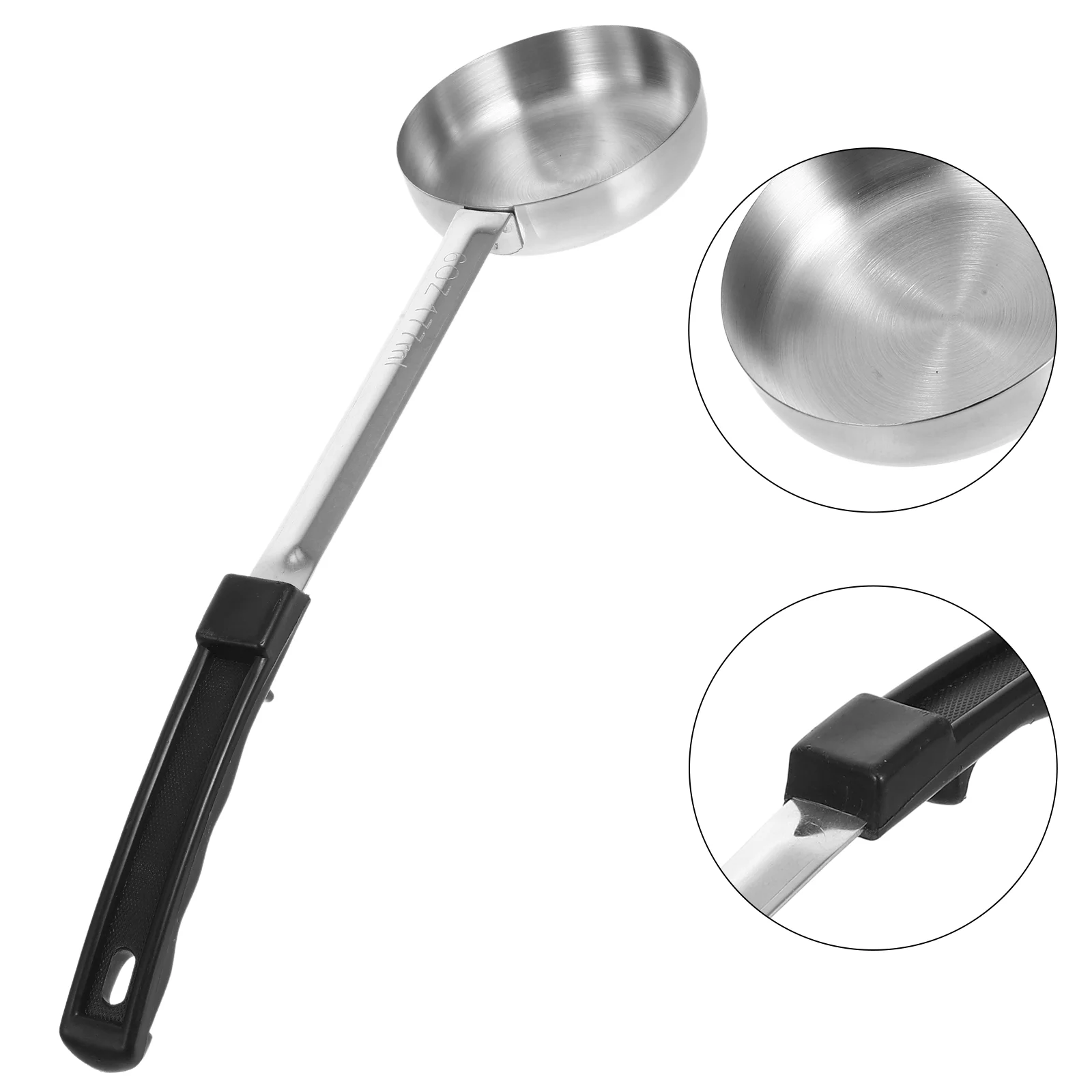 

Sauce Spoon Metal Ladle Pizza Serving Small Spoons Flat Bottom Stainless Steel Solid Portion Control Restaurant Soup