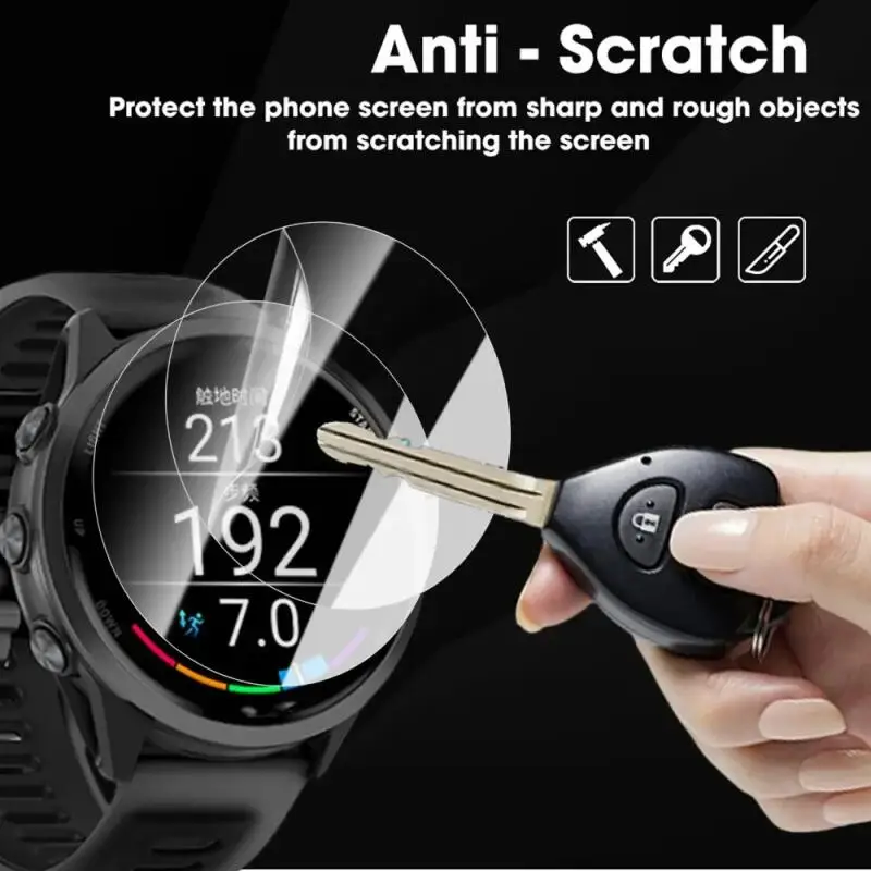 Soft Hydrogel Screen Protector Film For Garmin Forerunner 570 42mm 47mm HD Clear Smart Watch Protective Film For Forerunner 970