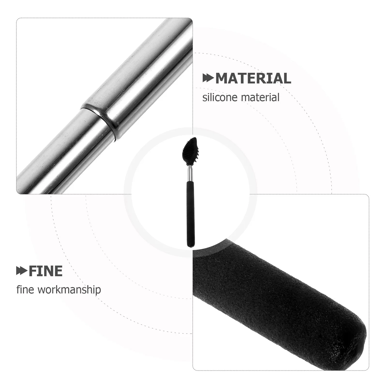 

Long Handle Back Scratcher Silicone Anti Itch Massager Tool for Adults Effective Itch Relief Body Scratching Device Comfortable