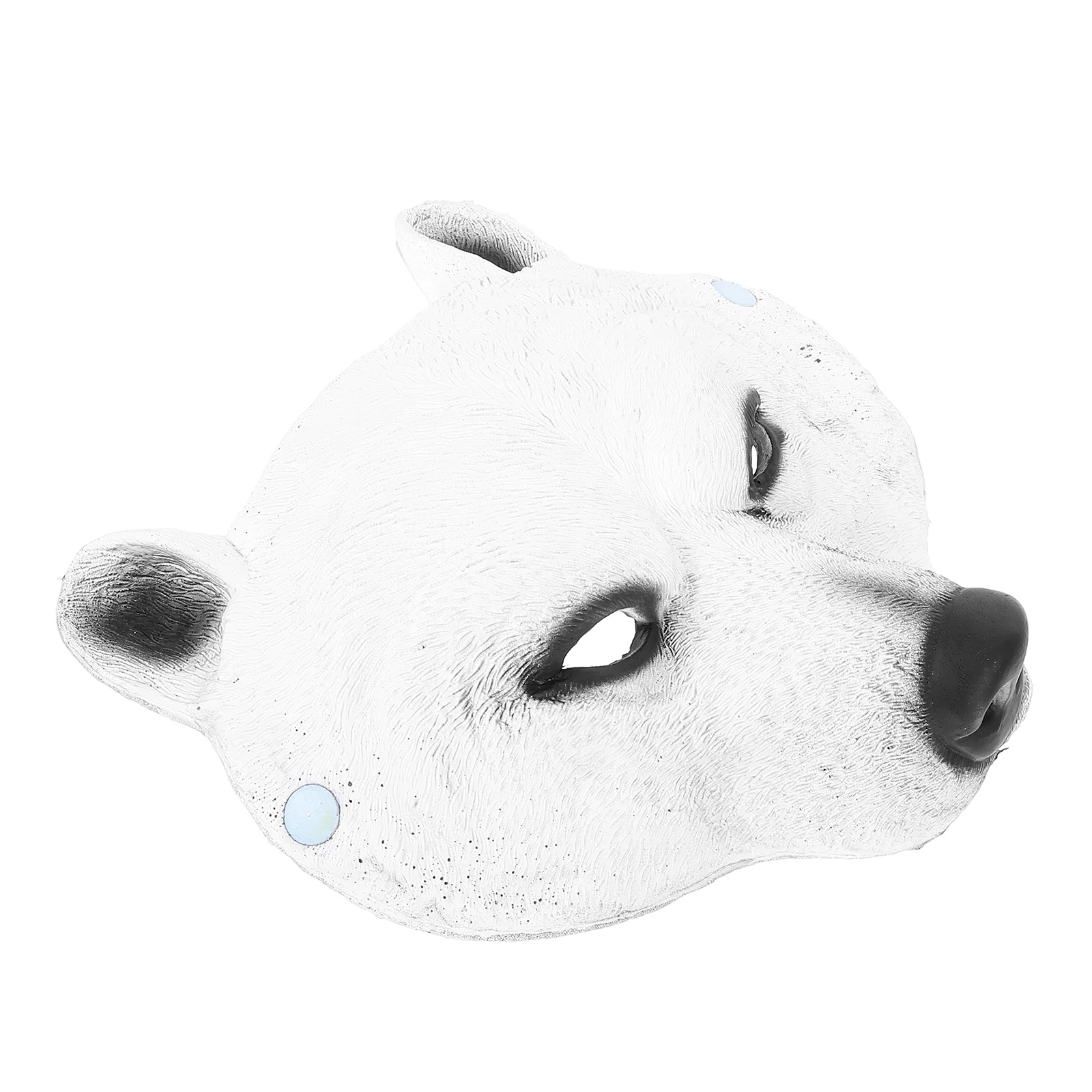 Polar Bear Mask Masks Halloween Masquerade Costumes Ornament Prop Decorative Delicate Animal Face