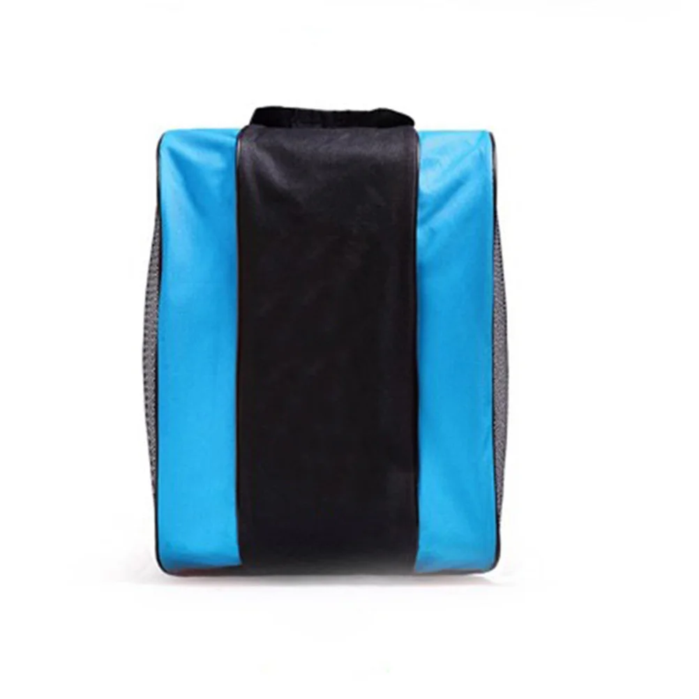 

Skating Bag Waterproof Nylon Material with Adjustable Back Arm Strap Three Separate Pockets for Roller Ice Skate Shoes Clothes