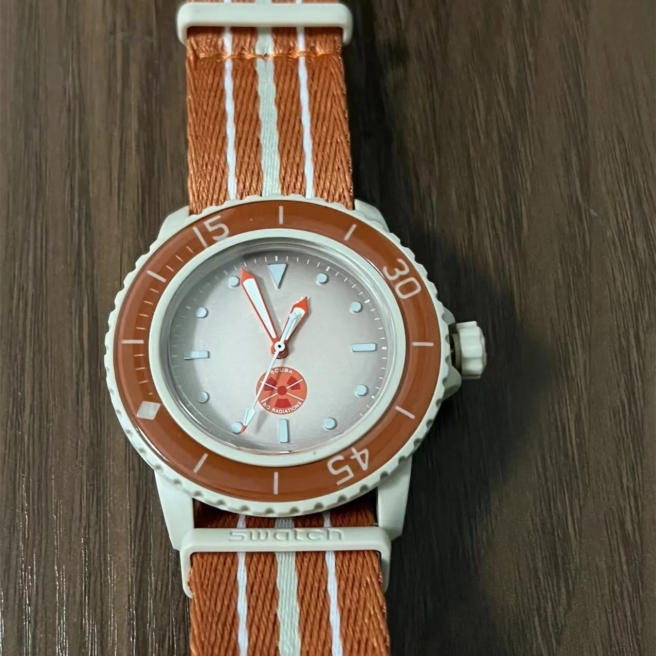 Quartz Watch for Men's Nylon Braided Strap Waterproof Luminous Sports with Chronograph Fashion Wristwatch Male