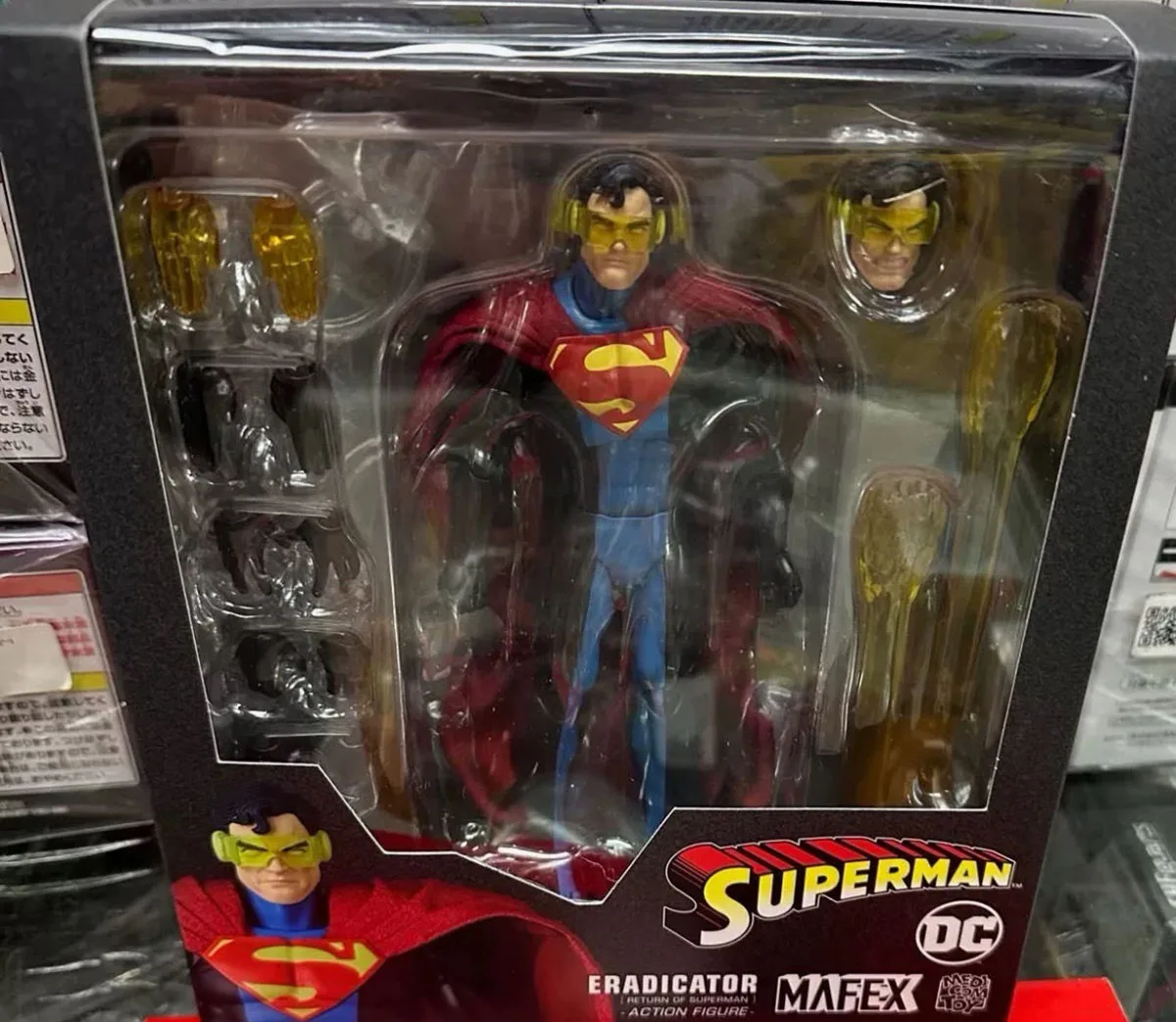 100% Original in Stock Medicom Toy Mafex (No.219)  Superman Eradicator Return of Superman Collection Series Anime Figure