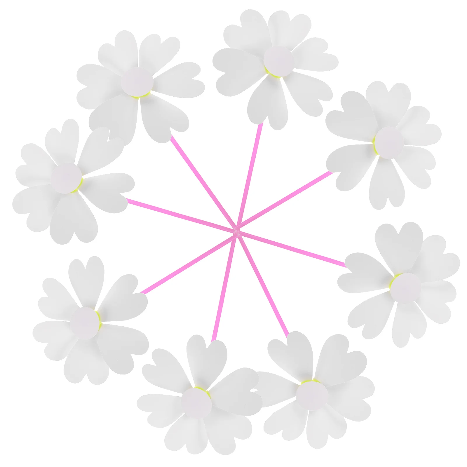 

10pcs Pinwheel For Diy Blank Pinwheels Unfinished Paper Windmills Outdoor Kids Unpainted Creative Drawing Handle Pinwheel