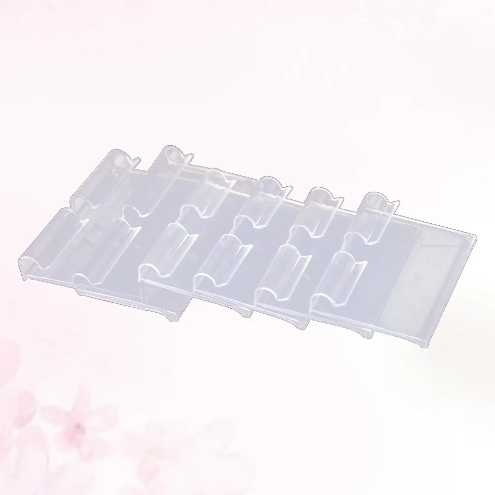 

10Pcs Premium Plastic Price Tag Holders Clear Shelf Labels Easy Clip on for Grocery Store Retail Shop Supermarket Display Use