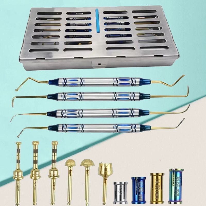 

26 шт./компл. тренировочный набор для наложения швов зубов, инструменты для зубных имплантатов, базовый набор инструментов, хирургический набор для зубных имплантатов