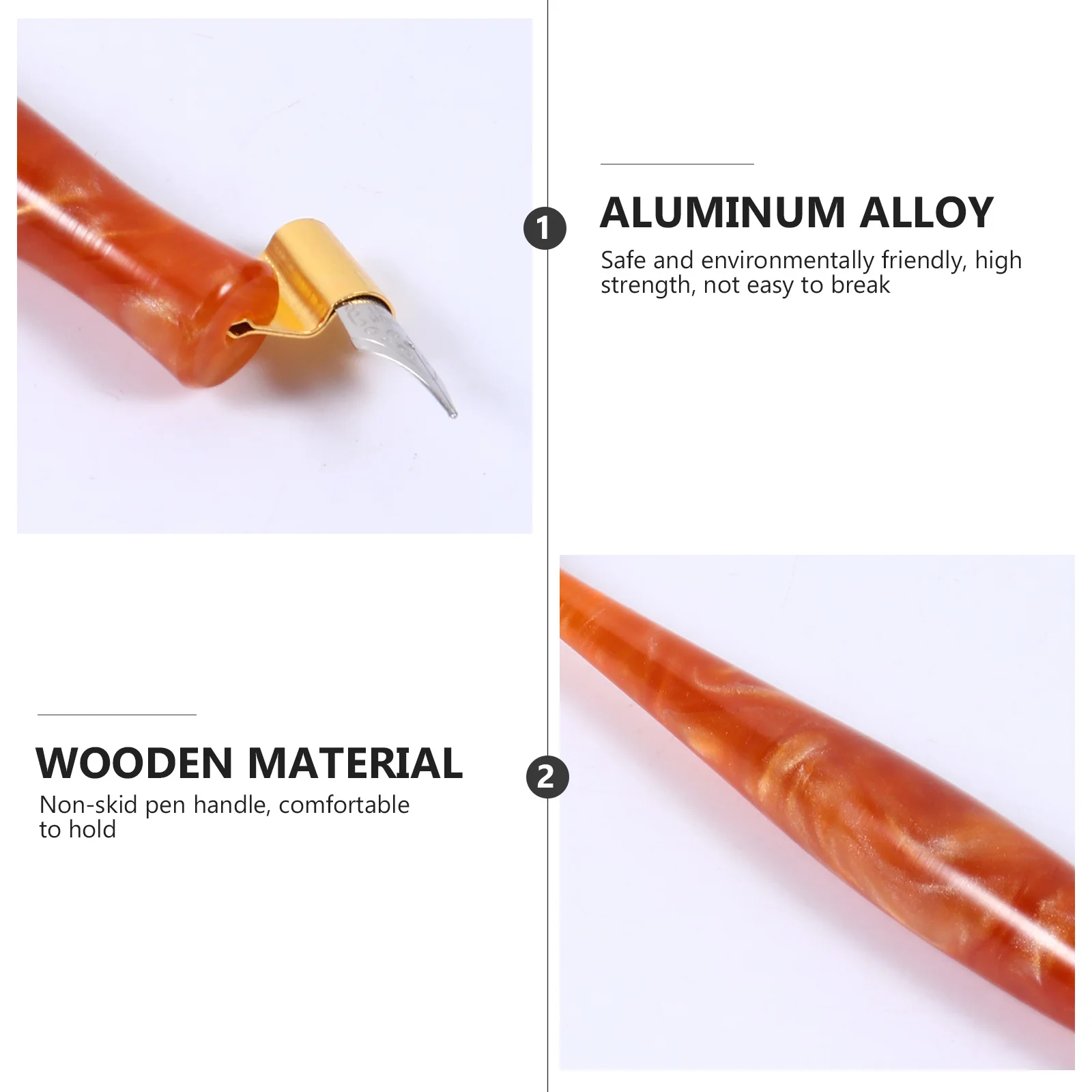 

1 set Wood Handle Set For English Calligraphy Dip Pen Kit Nib Gift Art Calligraphy Pen Kit Supplies