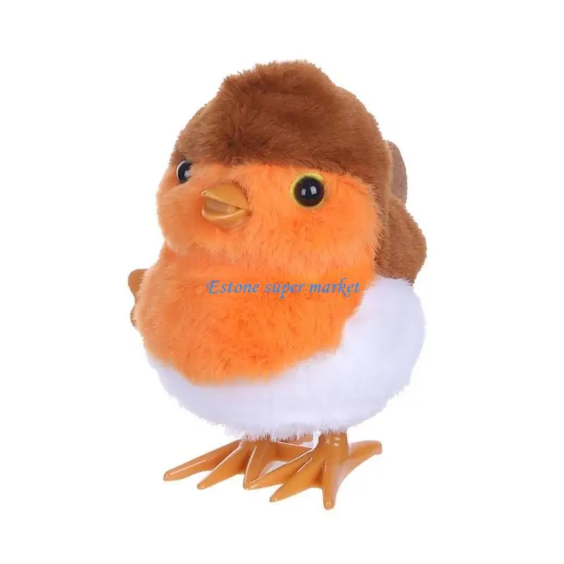 

090B Wind Up Toy Wind Up Animal Toy Jumping Robin Clockwork Toy for Kids Toddlers