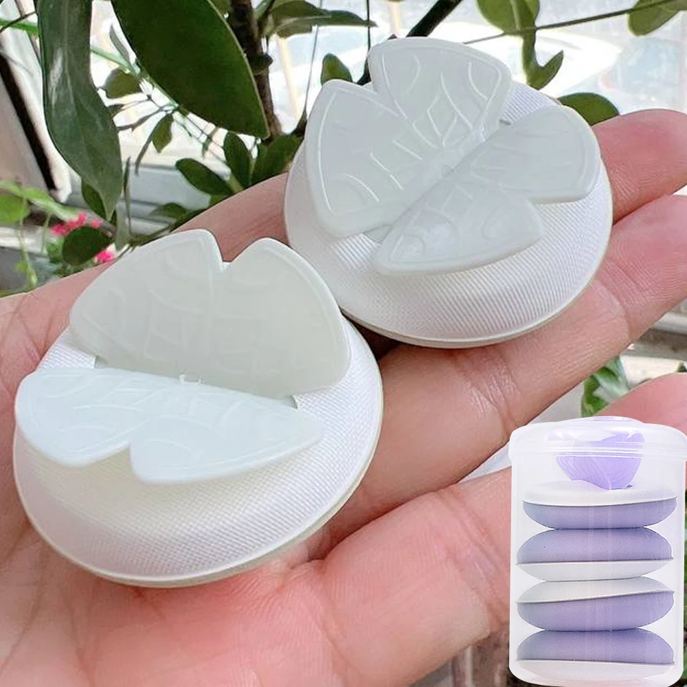 Mini Cotton Candy Puff Bow Knot Air Cushion Liquid Foundation Makeup Sponge Puffs Dry Wet Puff Cosmetic Applicator Makeup Tools