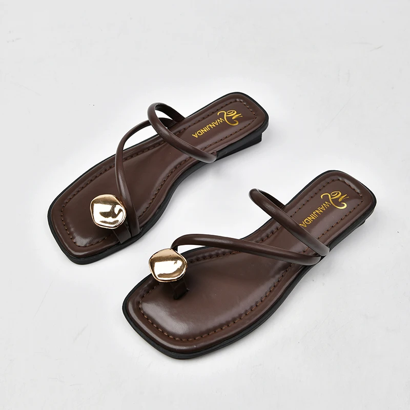 Sandalen Frau Luxus Schuhe für Frauen Flip Flops Frau Wandern Sandale Pantoletten Damen Hausschuhe Slipper Sommerschuhe Sale – Detail 2