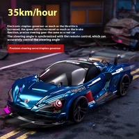 Jjrc Remote Control Electric Four-Wheel Drive High-Speed Drift Racing Car Simulation Vintage Car Professional Rc Model Toy