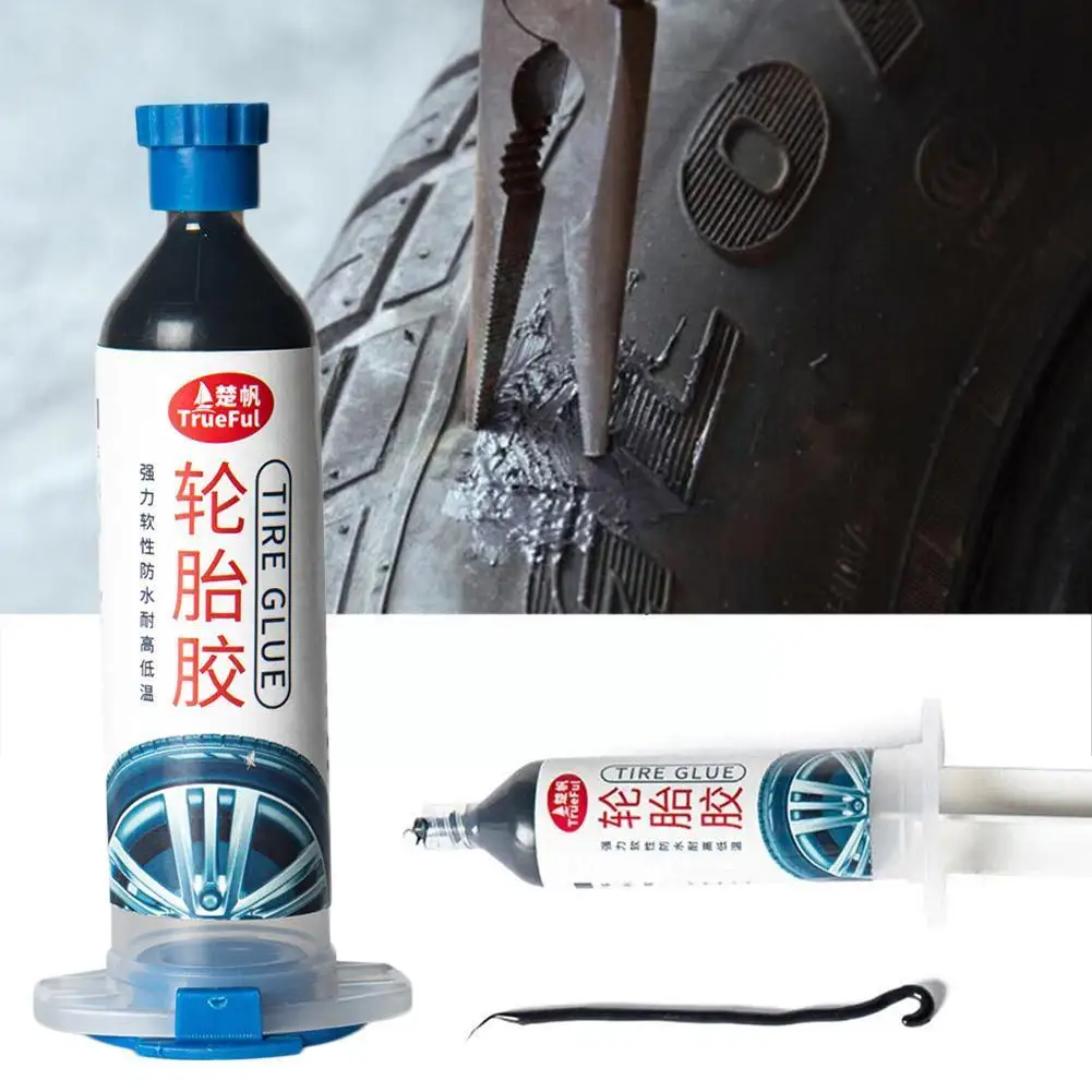 

30ml Car Tire Sealant Tire Tube Patching Glue Rubber Tire Universal Adhesive Repair Kit Tool Adhesive Cement C6Z4