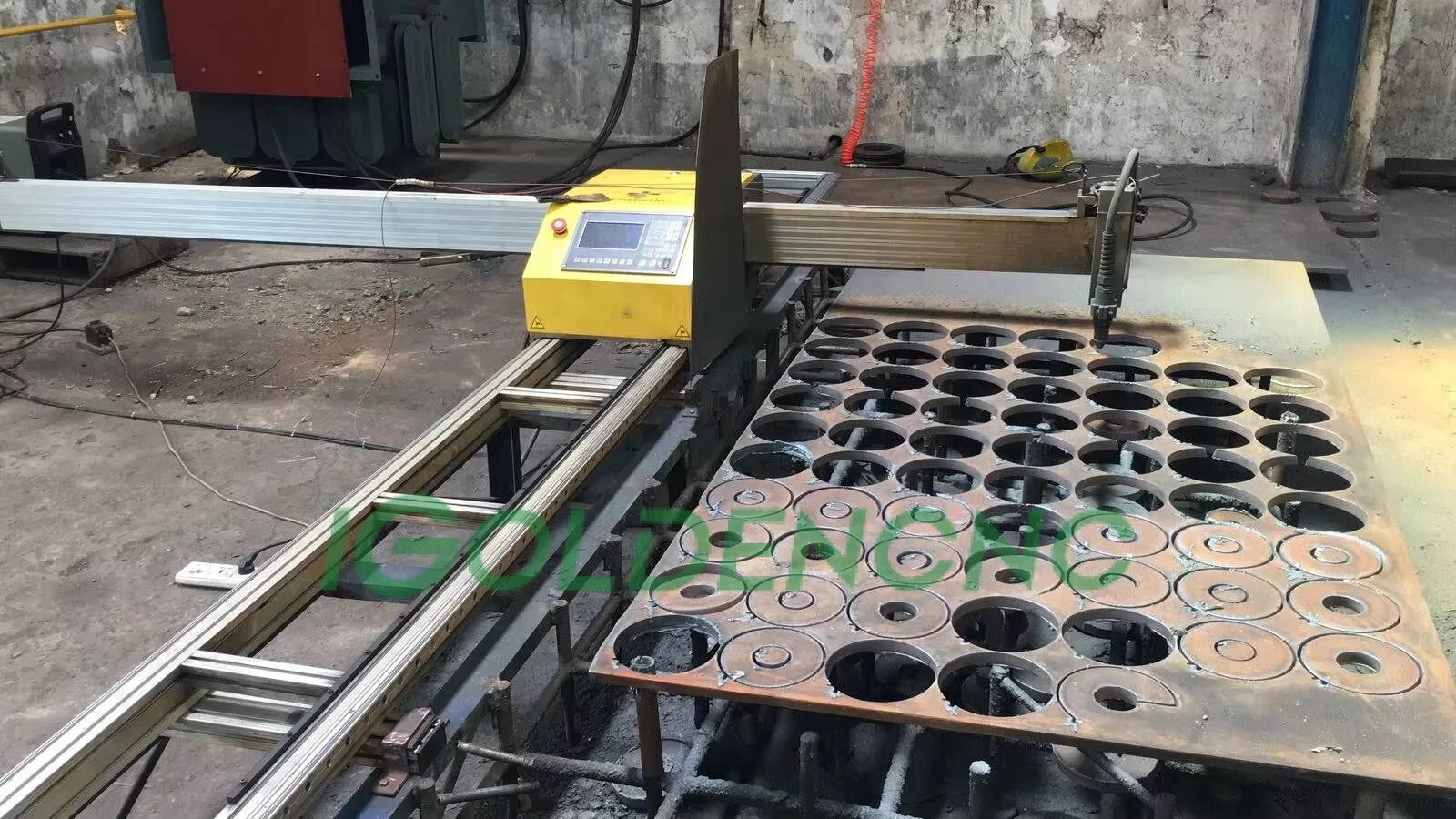 Picture 4: High Speed Plasma Mobile Cnc Carbon Stainless Steel Drum Sheet Cutting Machine