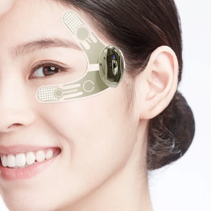 Massaggiatore per occhi a microcorrente Dispositivo per massaggio occhi antirughe Macchina per massaggio a cerchio scuro per donne Dispositivi di bellezza portatili per uso domestico