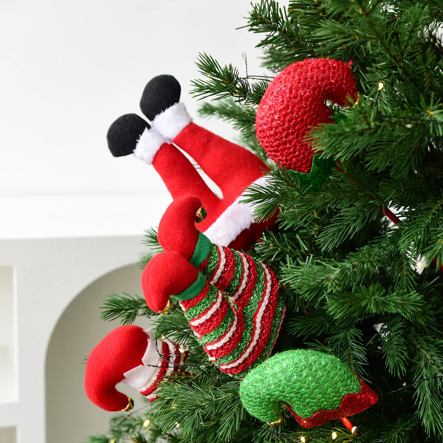 

New Christmas Decorations Christmas Leg Decorations Christmas Tree Pendants Creative Christmas Elf Gift Ornaments