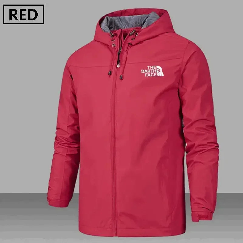 

Men's fishing jacket, zippered hooded jacket, windbreaker, fashionable, outdoor, mountaineering, Spring and autumn 2025