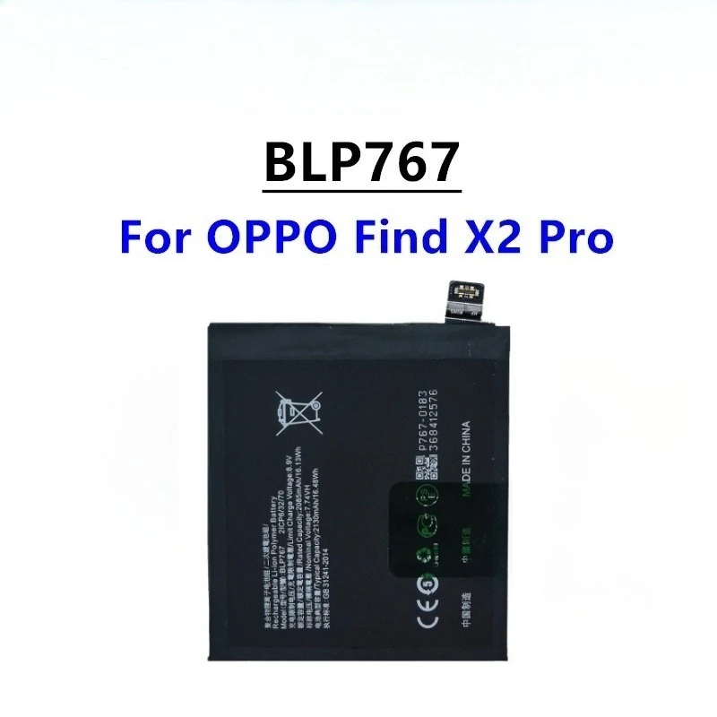 New High Quality Replaceable BLP767 Replacement Battery for OPPO Find X2 Pro X2Pro Mobile Phone Batteries