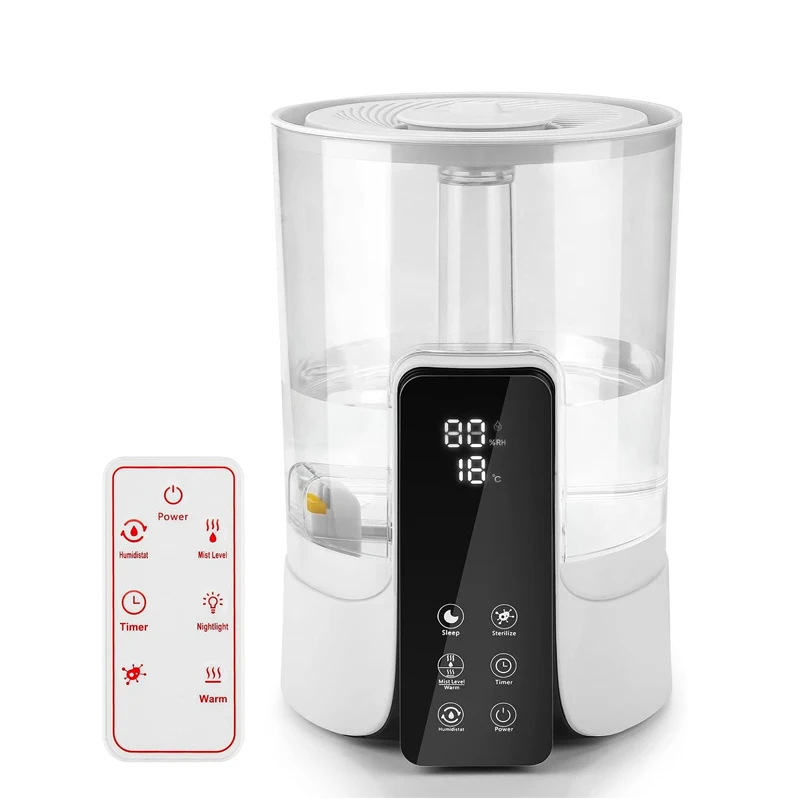 6L Ultrasonic Humidifiers for Home Office Large Room Smart Humidificador