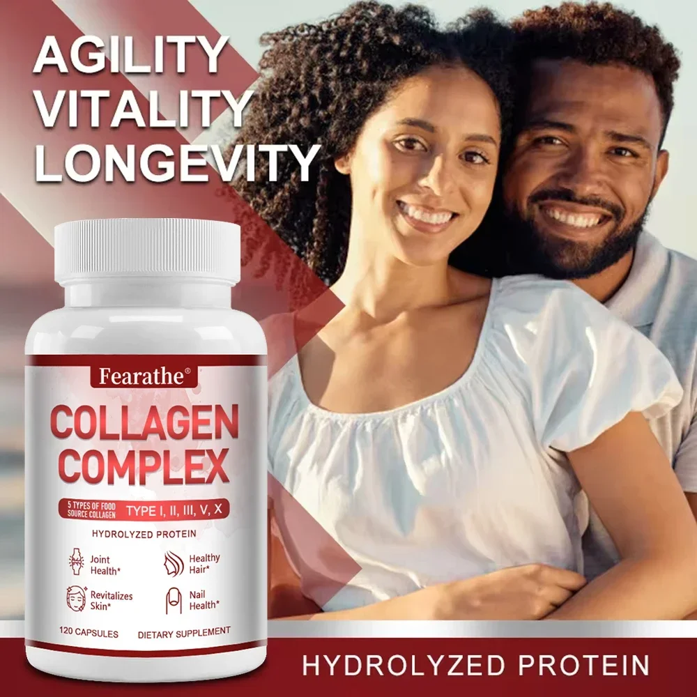 Premium Multi Collagen Peptides - Anti-Aging, Hair Skin Nails Digestion & Joints, Hydrolyzed Collagen Supplement, Women & Men