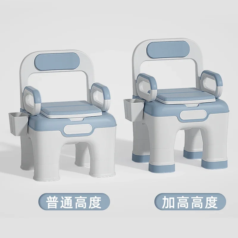 Elderly toilet adult pregnant women household indoor portable toilet seat deodorant elderly mobile toilet.