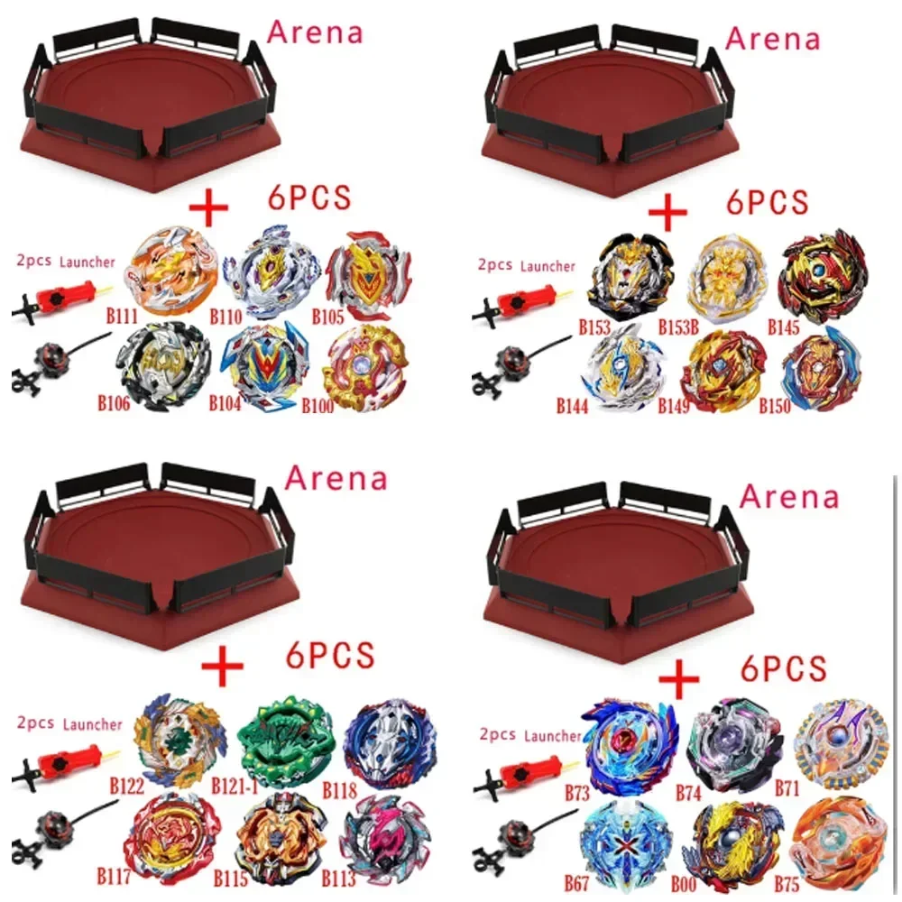 NEW Tops Launchers Beyblade Burst Set Toys with Starter and Arena Bayblade Metal God Blayblade Top Bey Blade Blades Toys