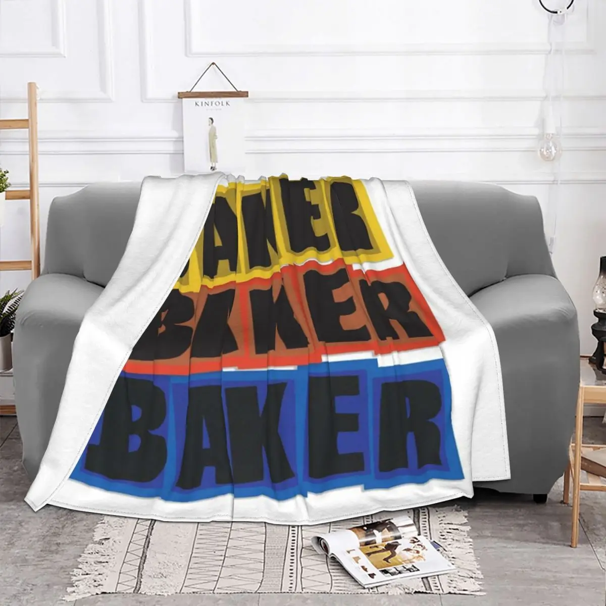 Baker Skateboards 108 Blanket Knee Blanket Custom Blanket Personalized Throw Blanket