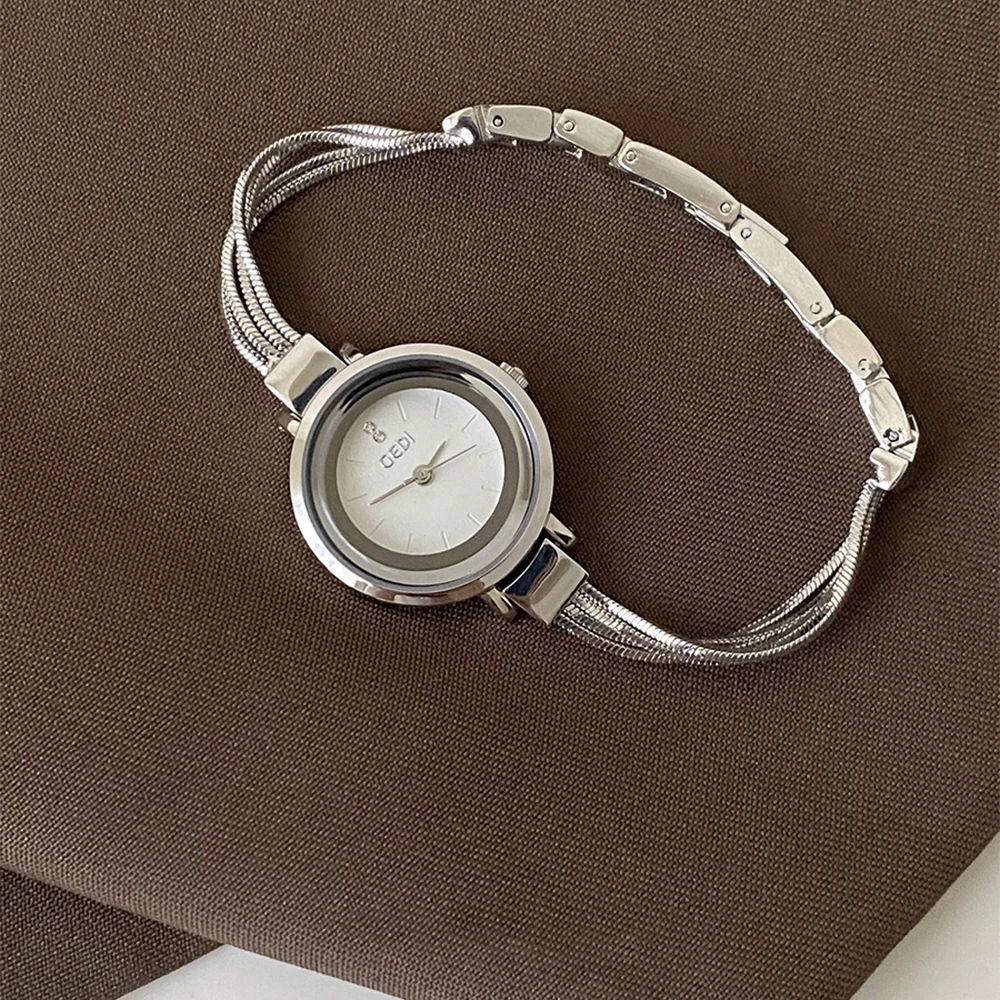 

Новые роскошные модные женские часы с бахромой в виде диска, минималистичный высококачественный кварцевый браслет, женские часы в стиле Instagram