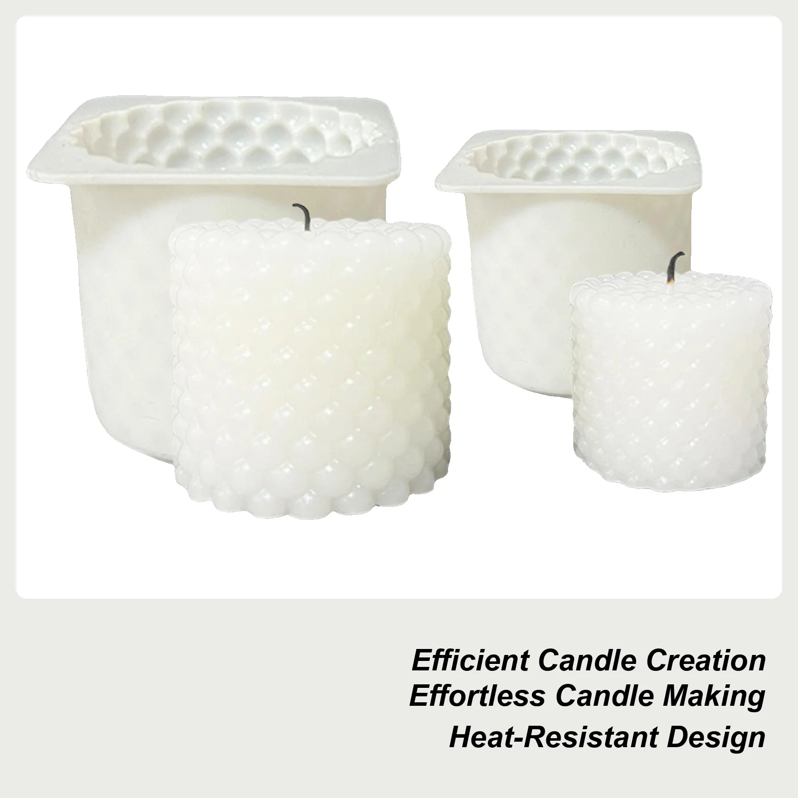 

Формы для свечей, 2 шт., креативные формы для свечей, многоразовые принадлежности для рукоделия, современные силиконовые формы для изготовления свечей, домашний декор