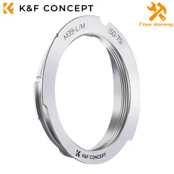 K&F Concept M39-LM (50-75) Lens Mount Adapter for Leica M39 50mm/75mm Lenses to Leica M Camera Body for Leica M1 M2 M3 M4 M5 M6