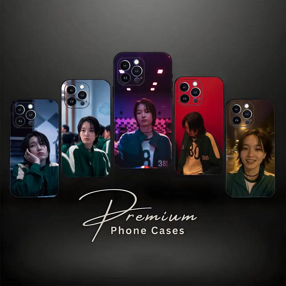 

Player 380 Kim Su-an Phone Case For iPhone 17,16,15,14,13,12,11 ,Pro Max,XS,X,XR,SE,Mini,8,7,Soft Silicone Black Cover