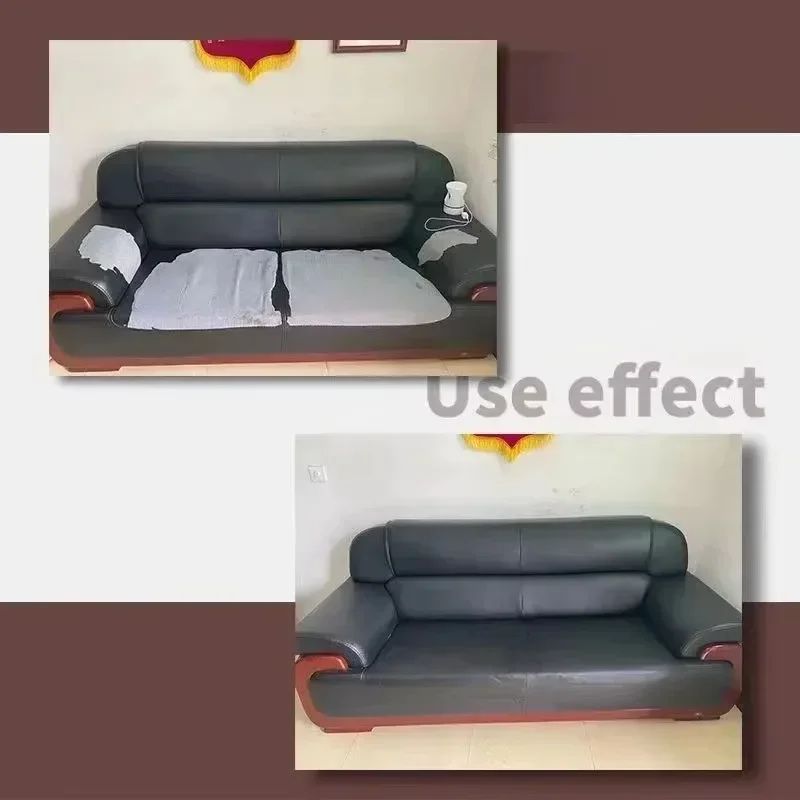 Self-adhesive Leather Upholstery for Car Seat Sofa Chair 300x50cm Black Leather Repair Patch Refurbish Hole Artificial Stickers