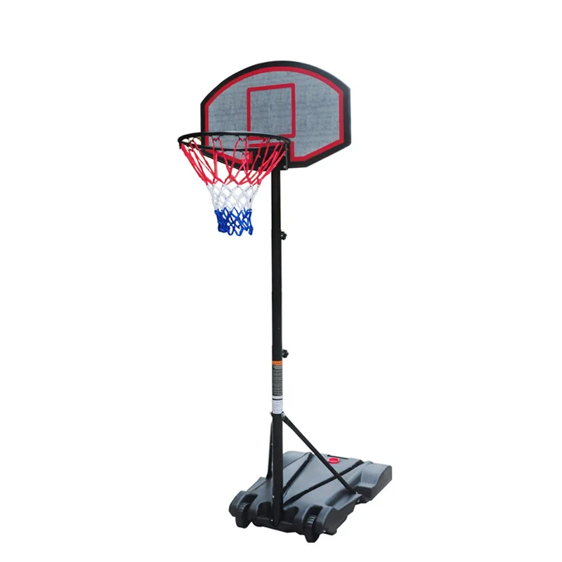 

Outdoor indoor mobile water tank basketball hoop, liftable children's kindergarten training basketball hoop
