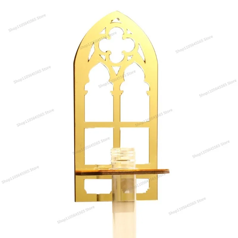 For Hollow Out Acrylic Wall Shelf for Simple Bedroom Home Decoration