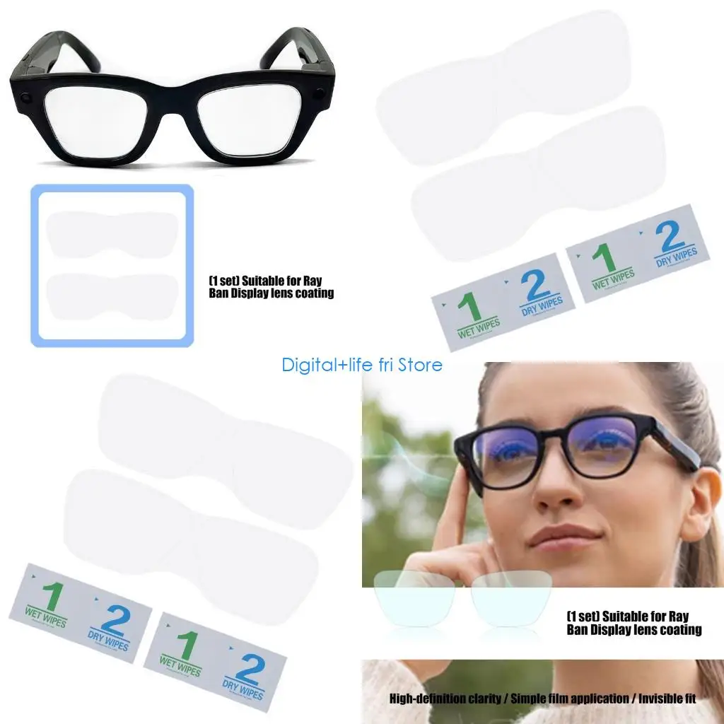 E06D AntiAbrasion Transparents Cover for Display AR Glasses Lens Delivering Enhances Durability and Clear Visioning